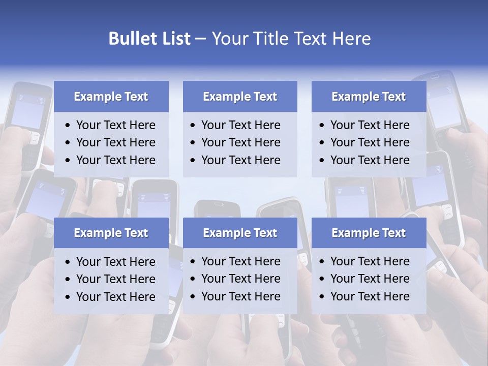People Woman Sms PowerPoint Template