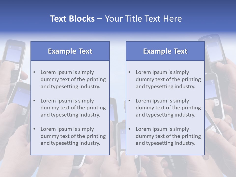 People Woman Sms PowerPoint Template