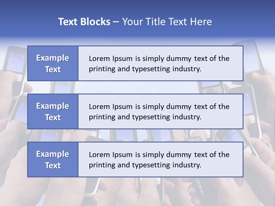 People Woman Sms PowerPoint Template