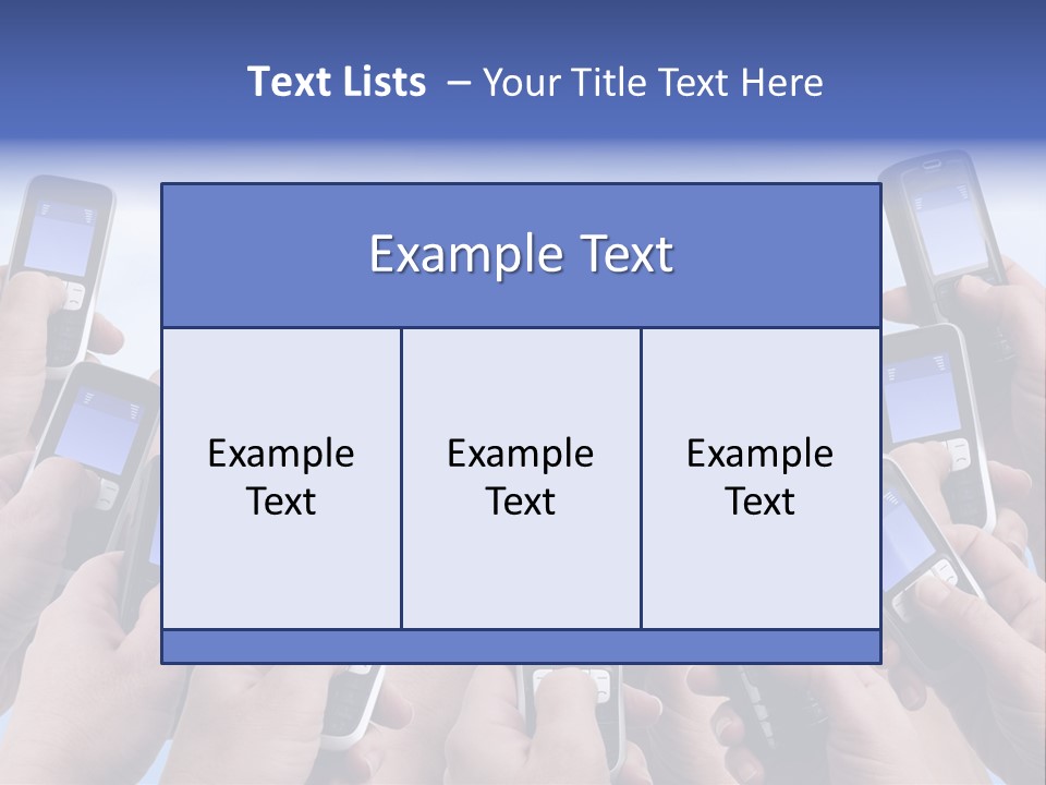 People Woman Sms PowerPoint Template