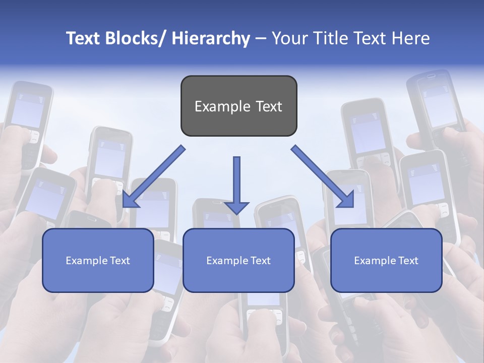 People Woman Sms PowerPoint Template