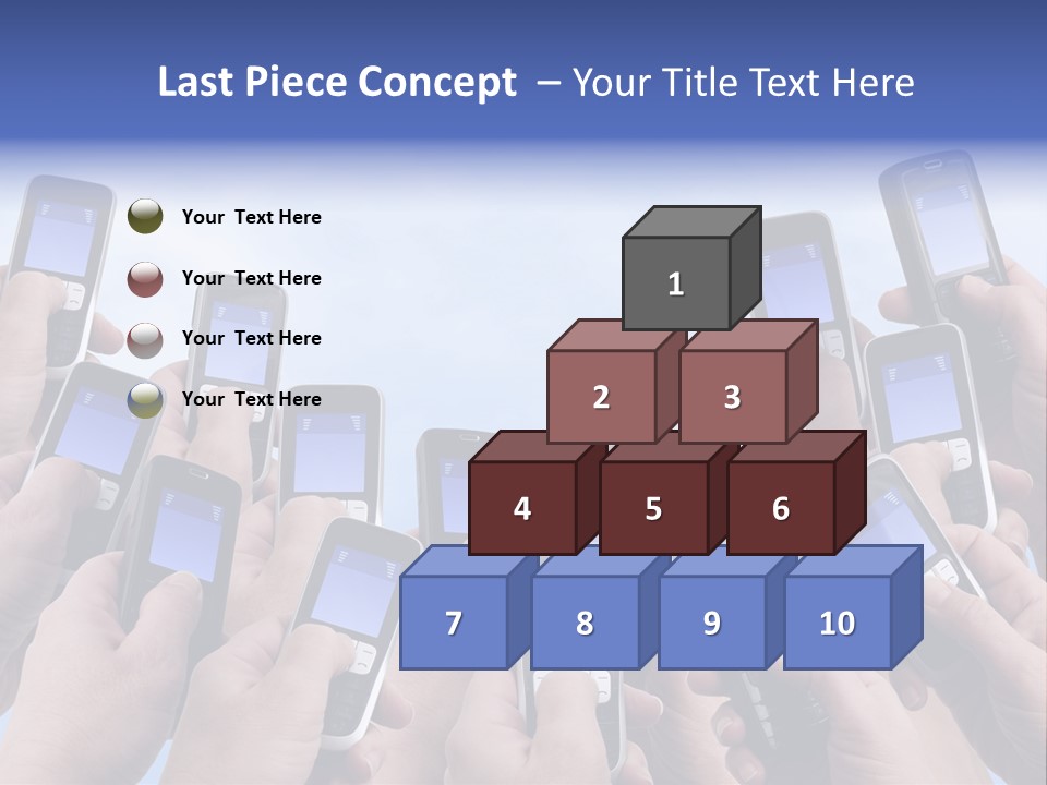 People Woman Sms PowerPoint Template