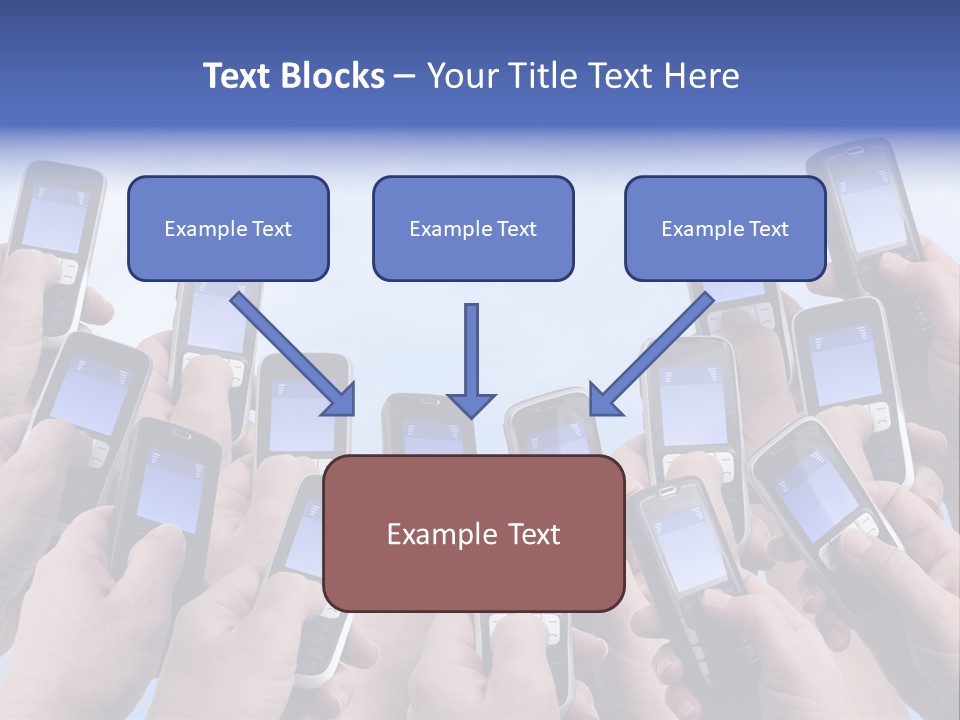 People Woman Sms PowerPoint Template