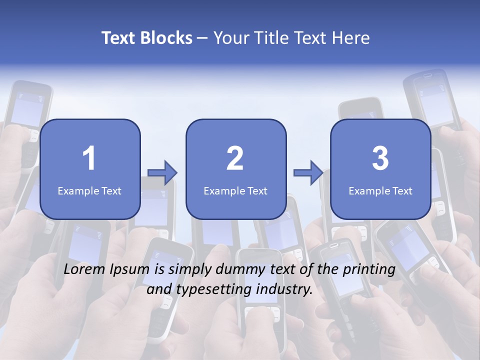 People Woman Sms PowerPoint Template