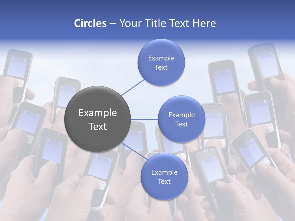 People Woman Sms PowerPoint Template