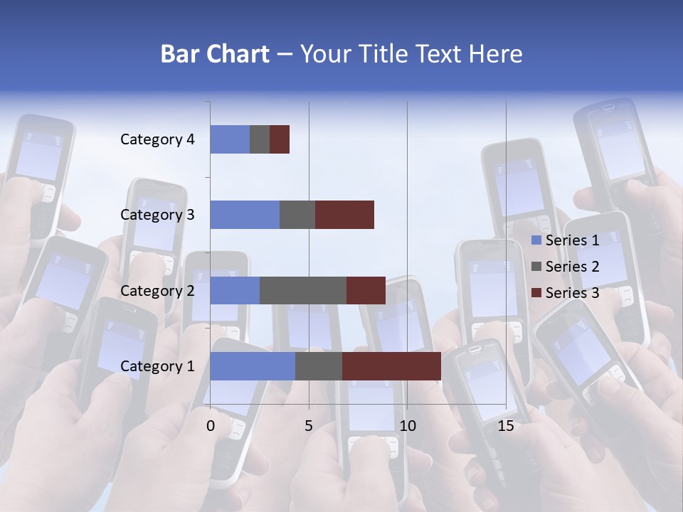 People Woman Sms PowerPoint Template