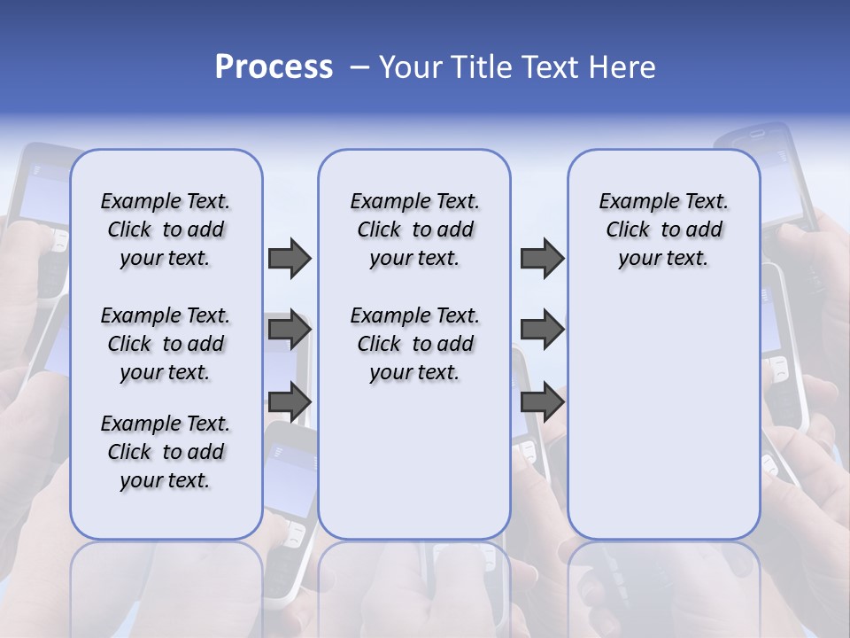 People Woman Sms PowerPoint Template