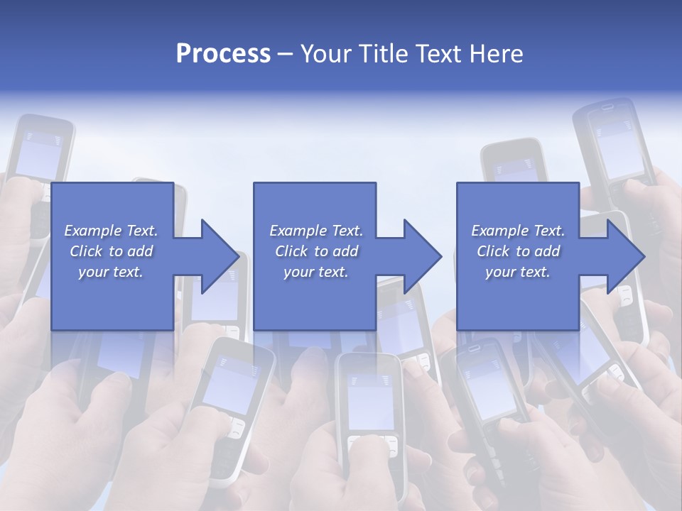 People Woman Sms PowerPoint Template