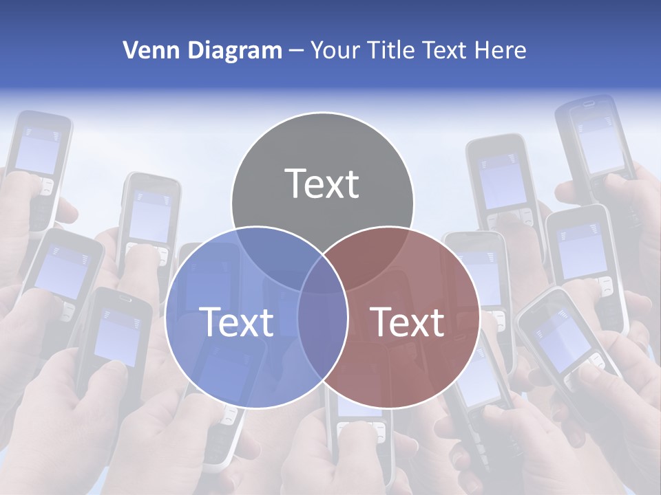 People Woman Sms PowerPoint Template