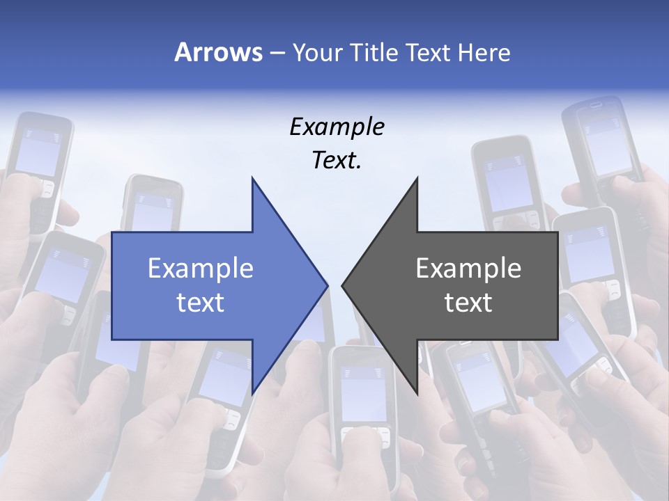 People Woman Sms PowerPoint Template