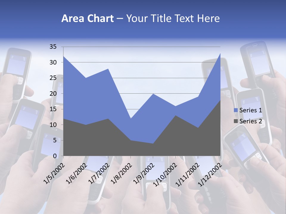 People Woman Sms PowerPoint Template