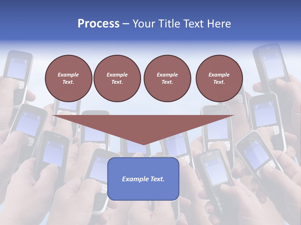 People Woman Sms PowerPoint Template