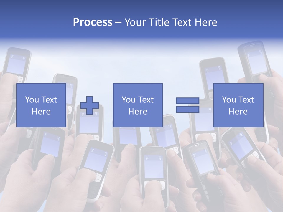 People Woman Sms PowerPoint Template
