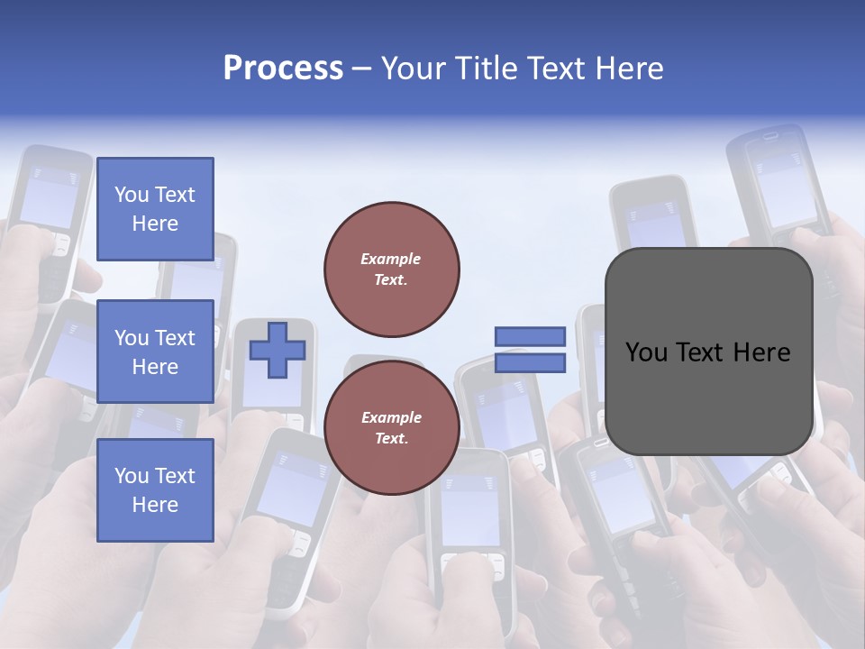 People Woman Sms PowerPoint Template