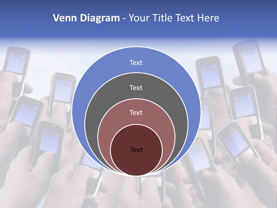 People Woman Sms PowerPoint Template