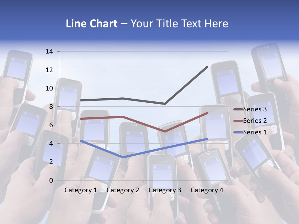 People Woman Sms PowerPoint Template