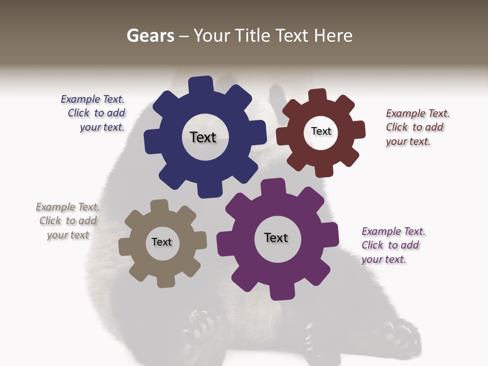 Creature White White Background PowerPoint Template