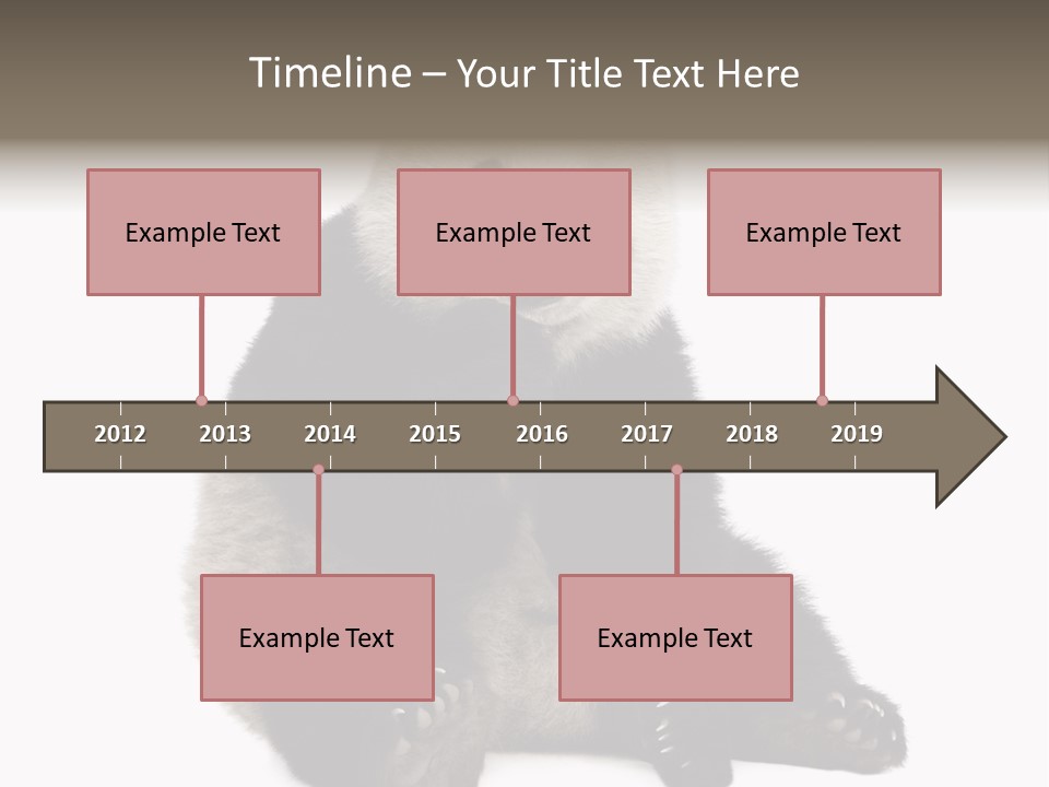 Creature White White Background PowerPoint Template