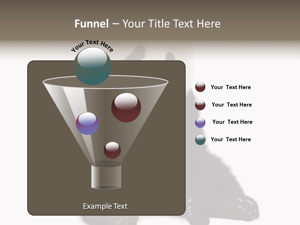 Creature White White Background PowerPoint Template