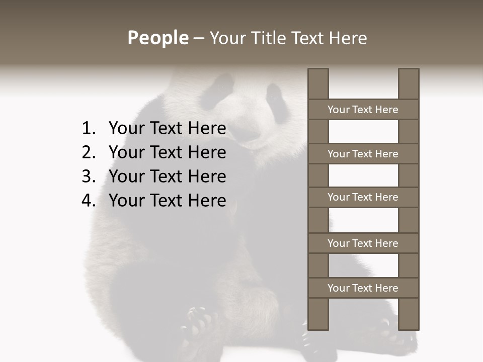 Creature White White Background PowerPoint Template