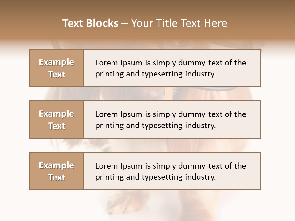 Kindergarten Dachshund Puppy PowerPoint Template