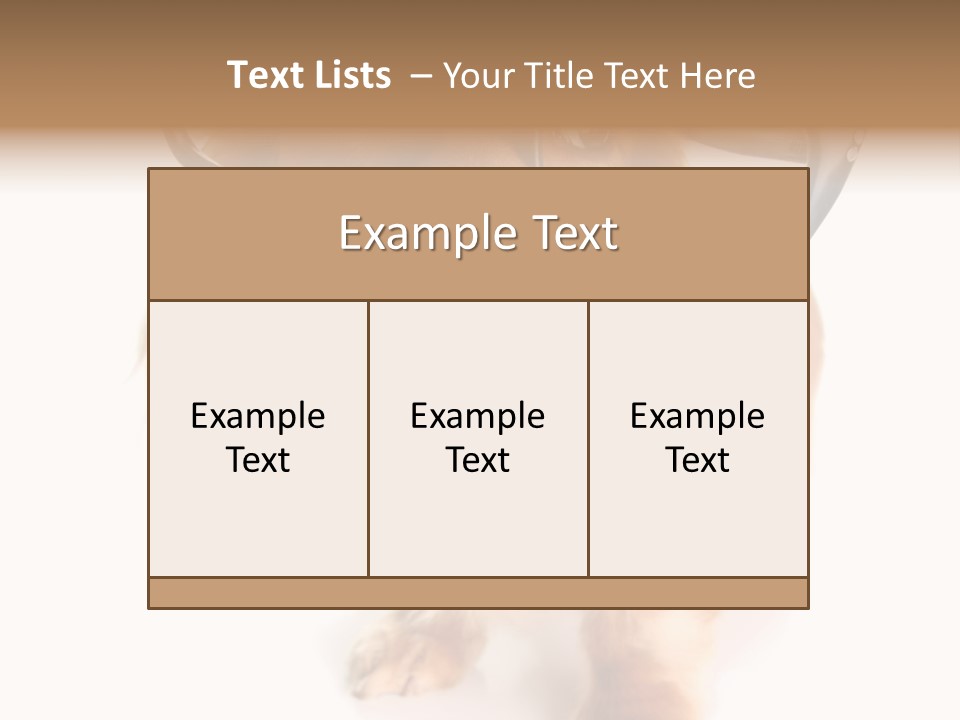 Kindergarten Dachshund Puppy PowerPoint Template