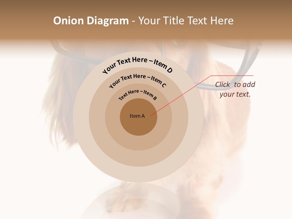 Kindergarten Dachshund Puppy PowerPoint Template