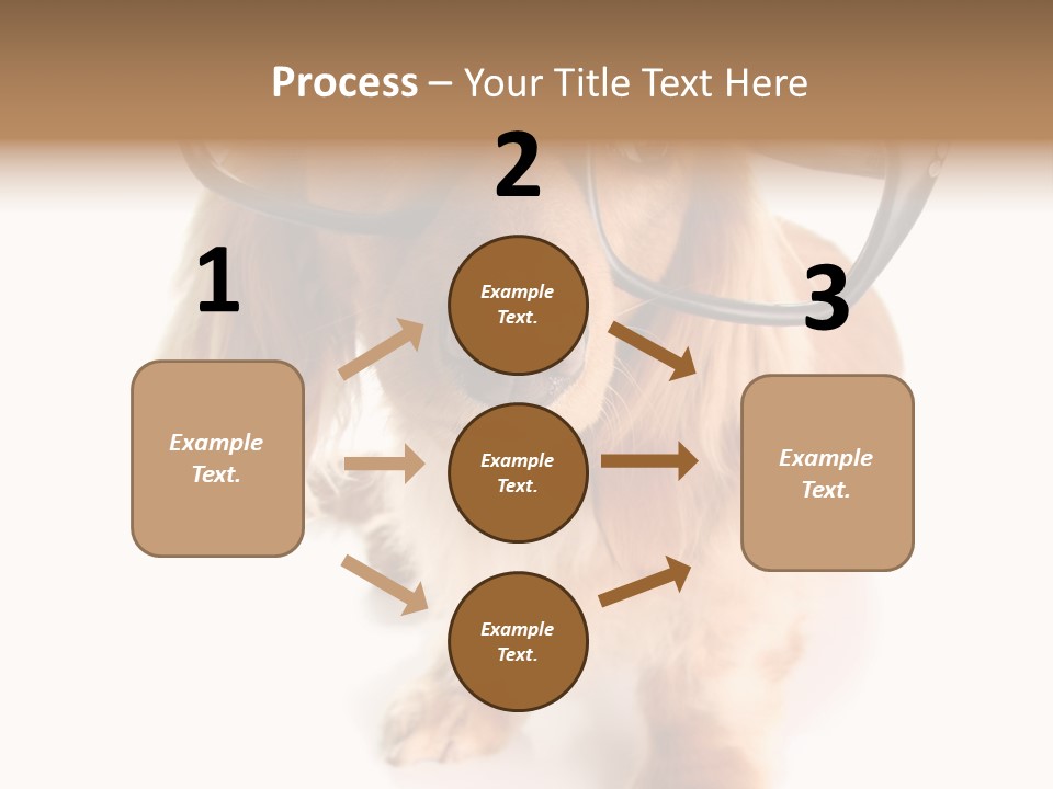 Kindergarten Dachshund Puppy PowerPoint Template