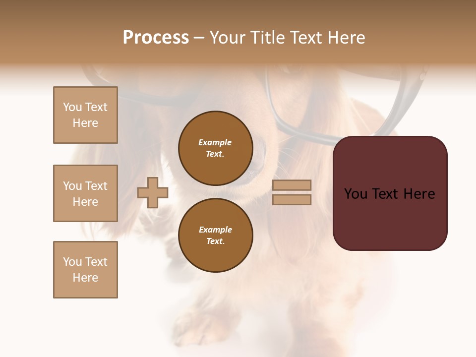 Kindergarten Dachshund Puppy PowerPoint Template