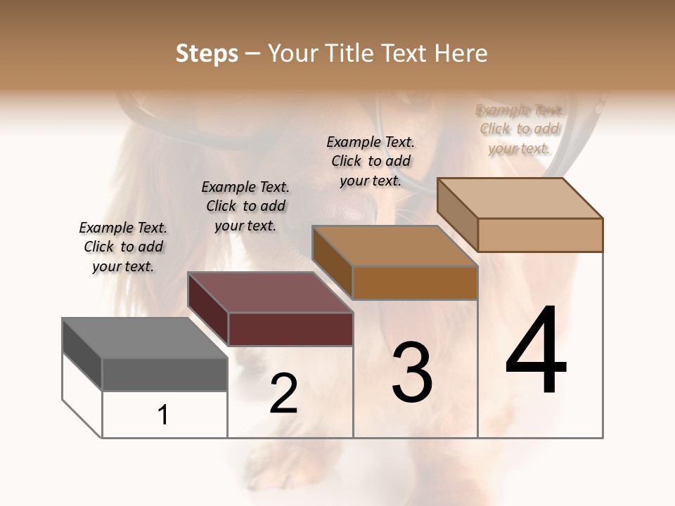 Kindergarten Dachshund Puppy PowerPoint Template