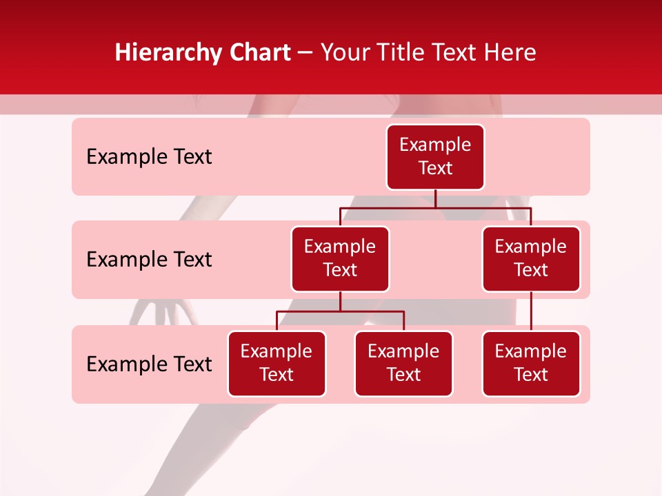 Female Jump One PowerPoint Template