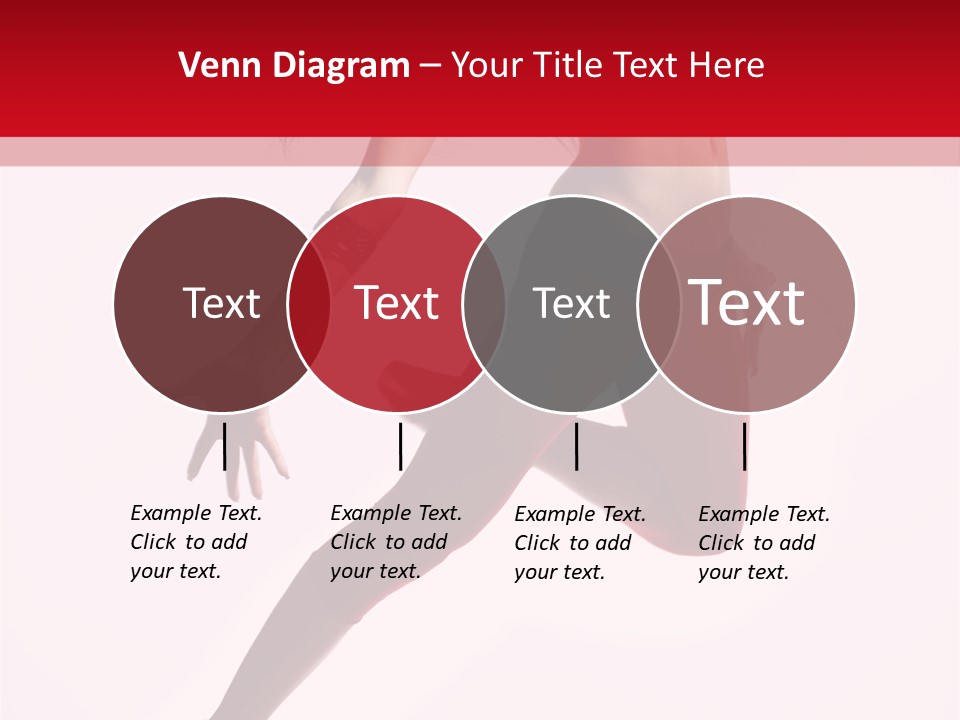 Female Jump One PowerPoint Template