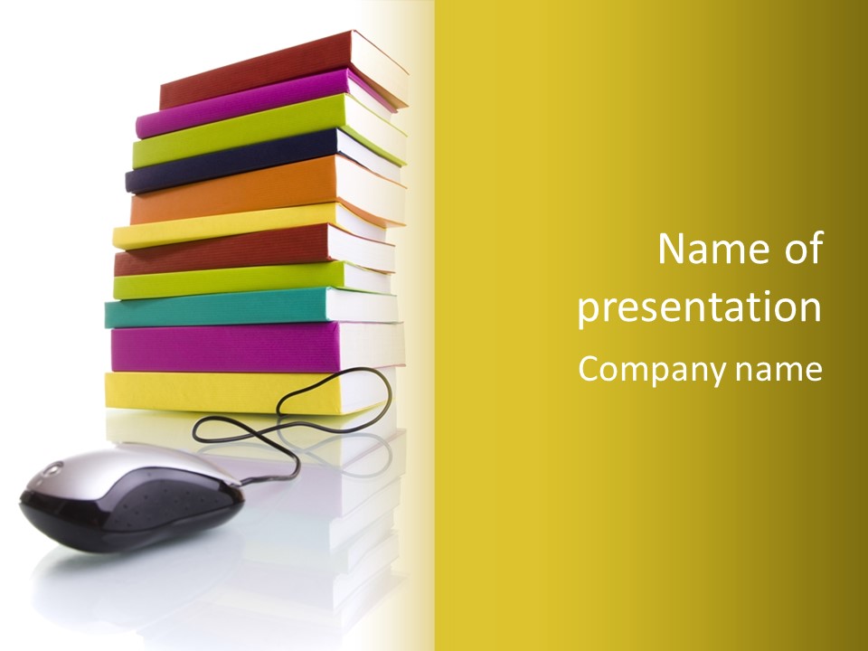 Publication Online Literary PowerPoint Template