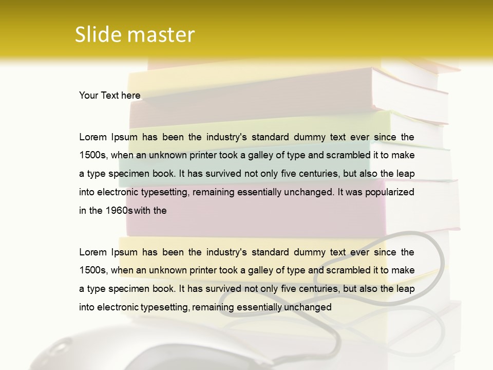 Publication Online Literary PowerPoint Template