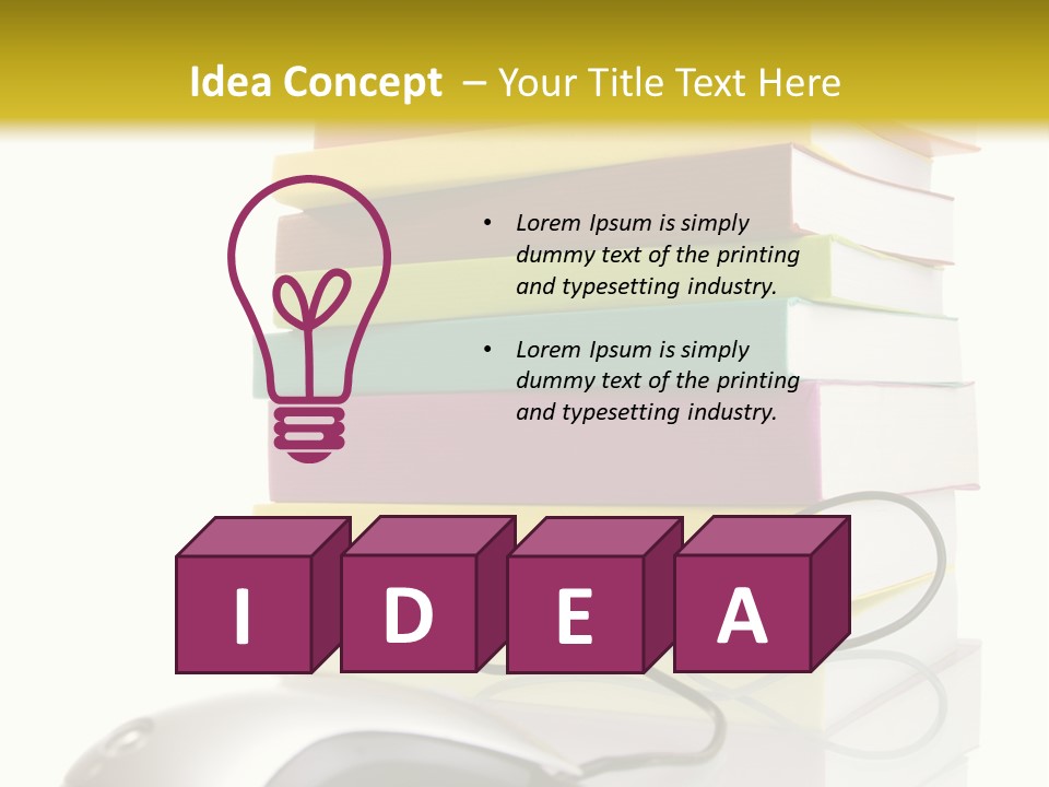 Publication Online Literary PowerPoint Template