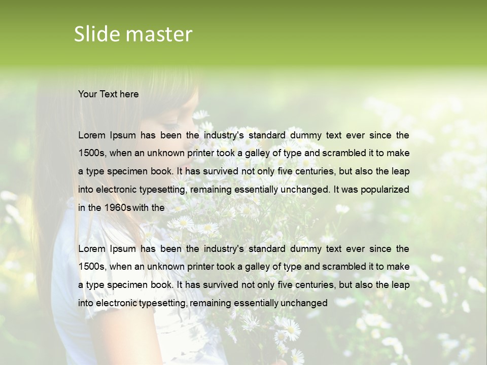 Freedom Spring View PowerPoint Template