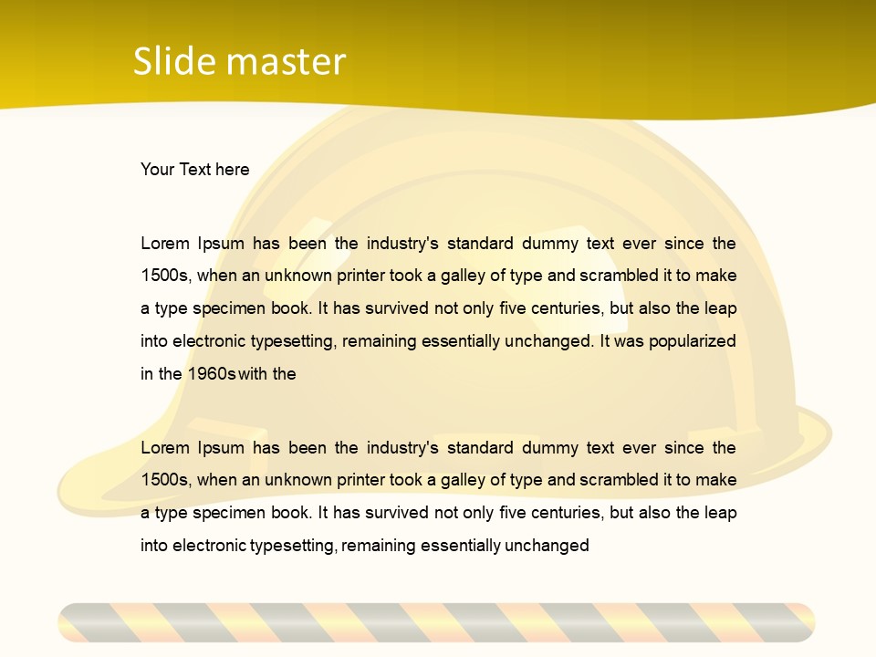 Head Industrial Nobody PowerPoint Template