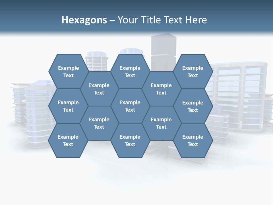 Center Work Skyscraper PowerPoint Template