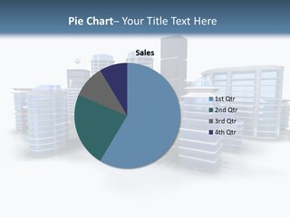 Center Work Skyscraper PowerPoint Template