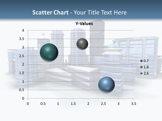 Center Work Skyscraper PowerPoint Template