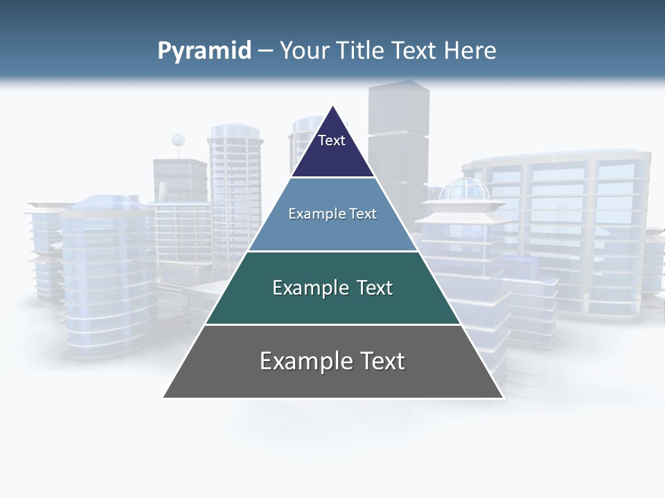 Center Work Skyscraper PowerPoint Template