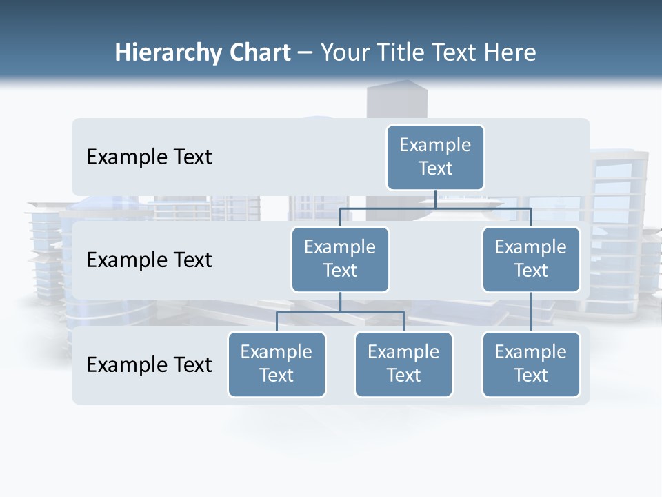 Center Work Skyscraper PowerPoint Template
