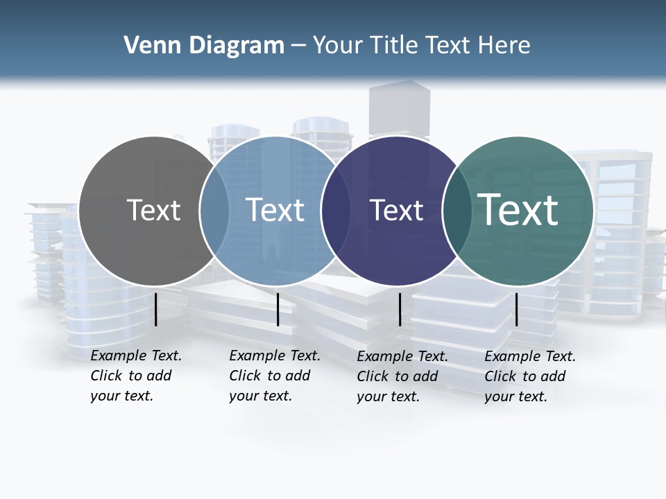 Center Work Skyscraper PowerPoint Template