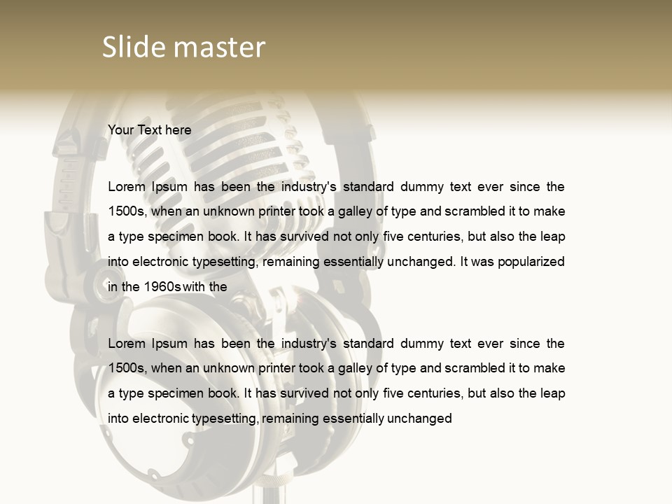 Disco Audience Holiday PowerPoint Template