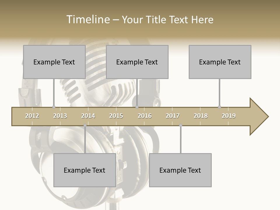 Disco Audience Holiday PowerPoint Template