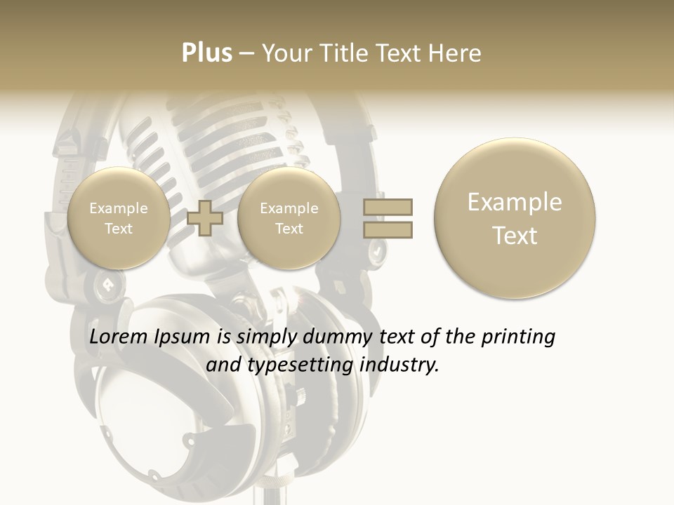 Disco Audience Holiday PowerPoint Template