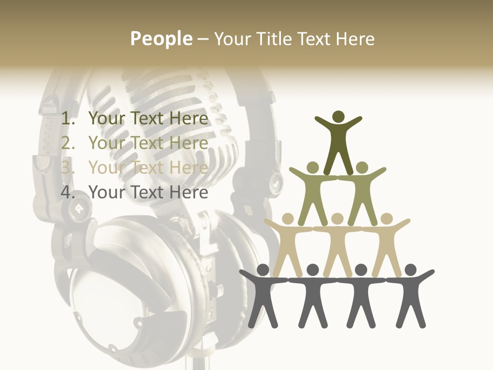 Disco Audience Holiday PowerPoint Template