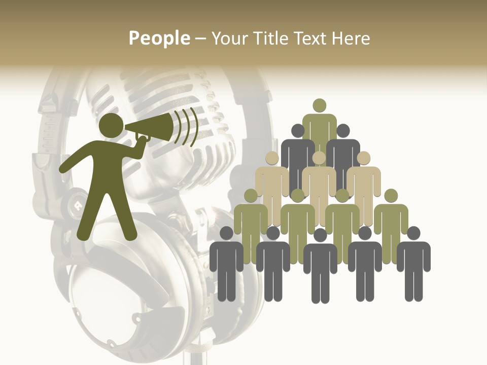 Disco Audience Holiday PowerPoint Template