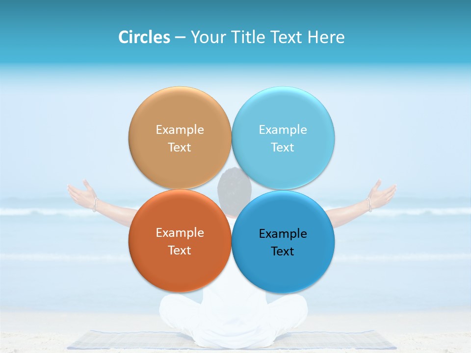 Blue Lotus Male PowerPoint Template