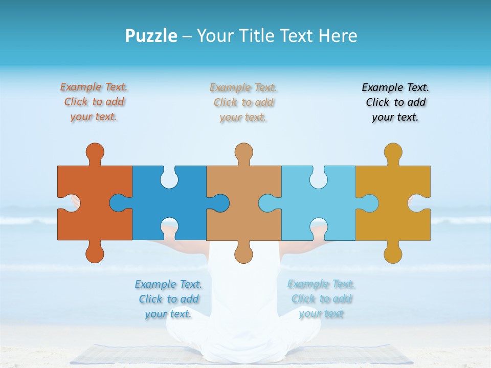 Blue Lotus Male PowerPoint Template